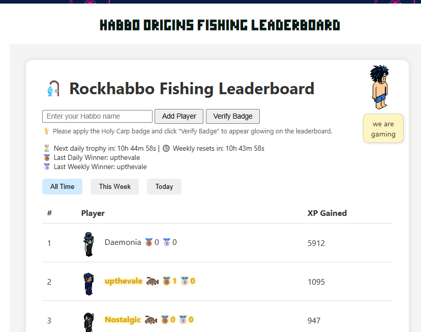 New Feature Alert: Trophies Are Here on Rockhabbo